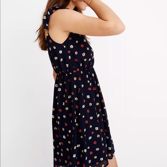 Madewell Ruffle Strap Dress in Confetti Floral - Picture 3 of 11
